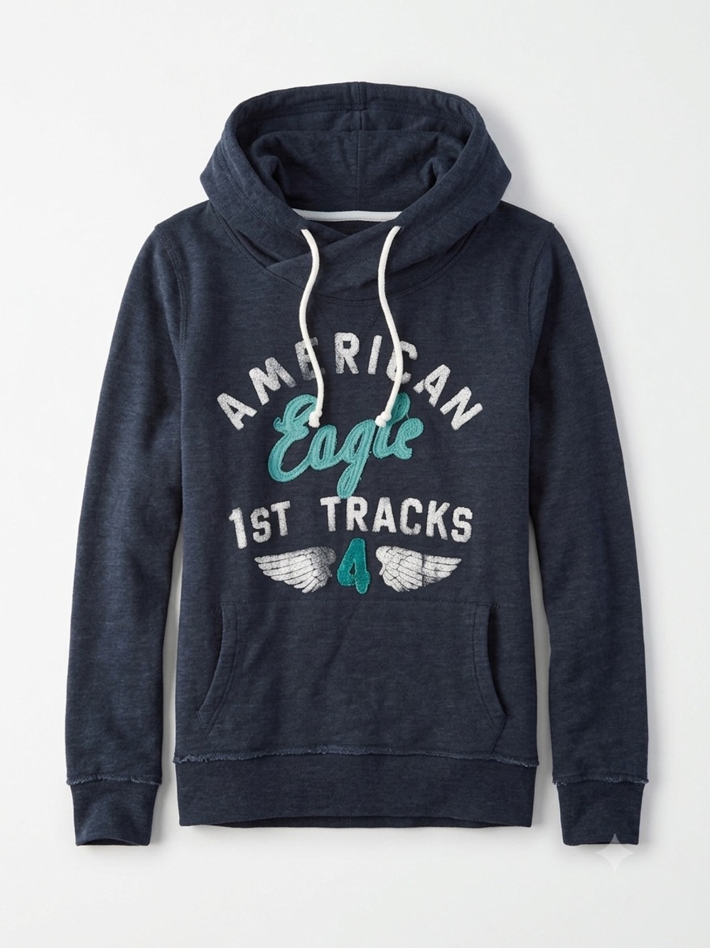 American Eagle Outfitters Navy Blue Hoodie - Large